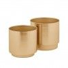 Vaso Decorativo Metal Dourado 18X16.5cm