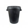 Contentor Lixo Preto 100L 62X66cm