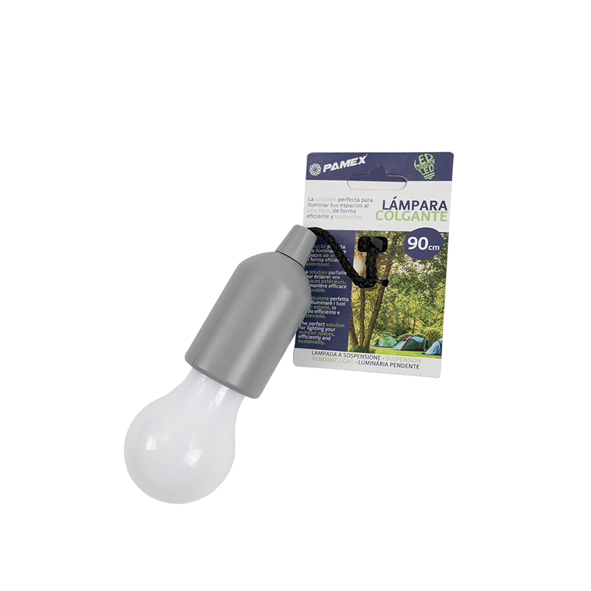 Lâmpada com Fio Pendente 90cm