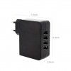 Carregador 4 Portas Usb 9.3X7.5X2.9cm