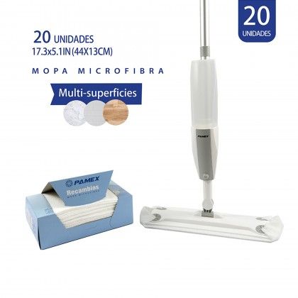 Recarga Mopa Microfibra 44X13cm Pack 20