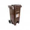Contentor Lixo Castanho 120L 55X47X96cm