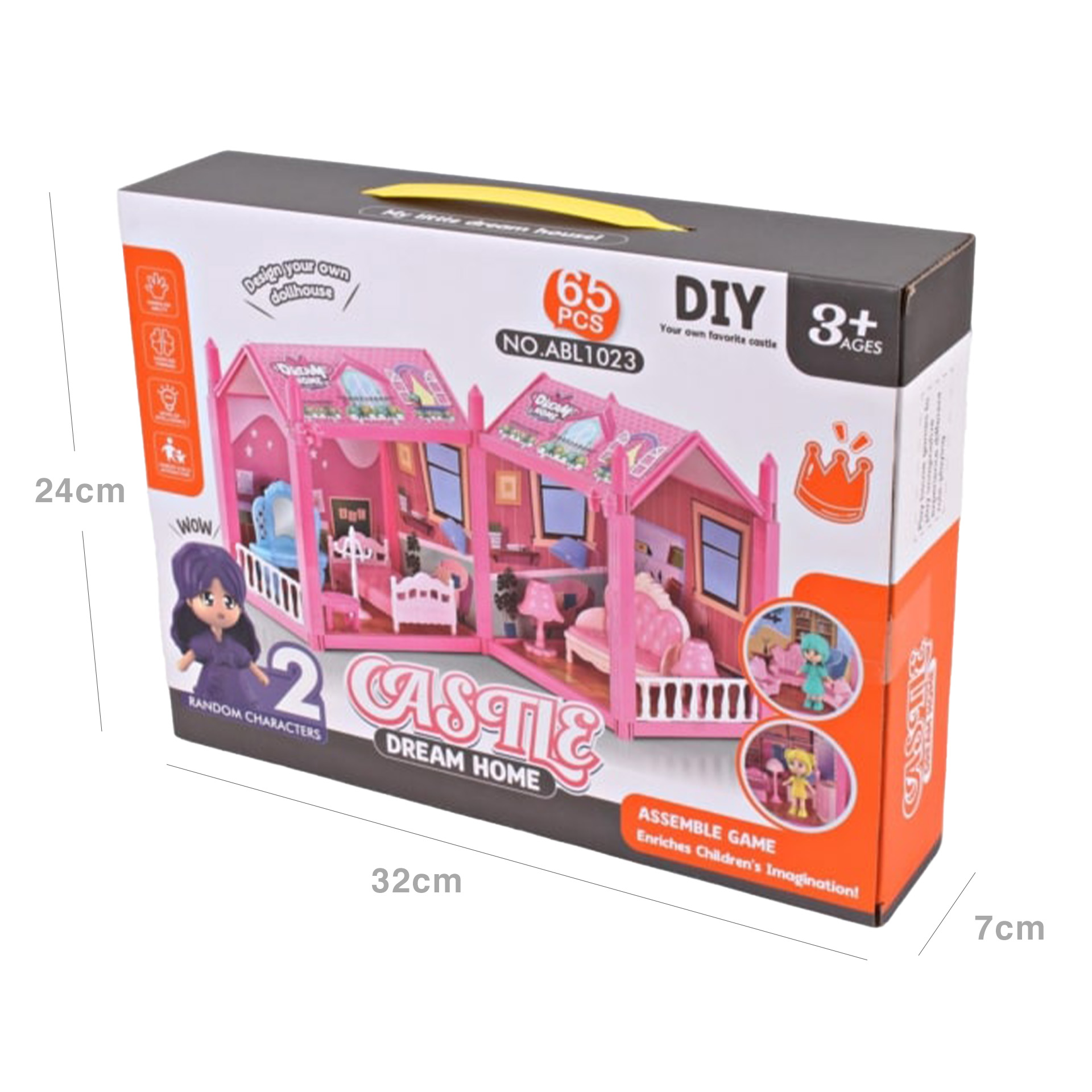 Casa Dream Home com Acessórios 32X7X24cm
