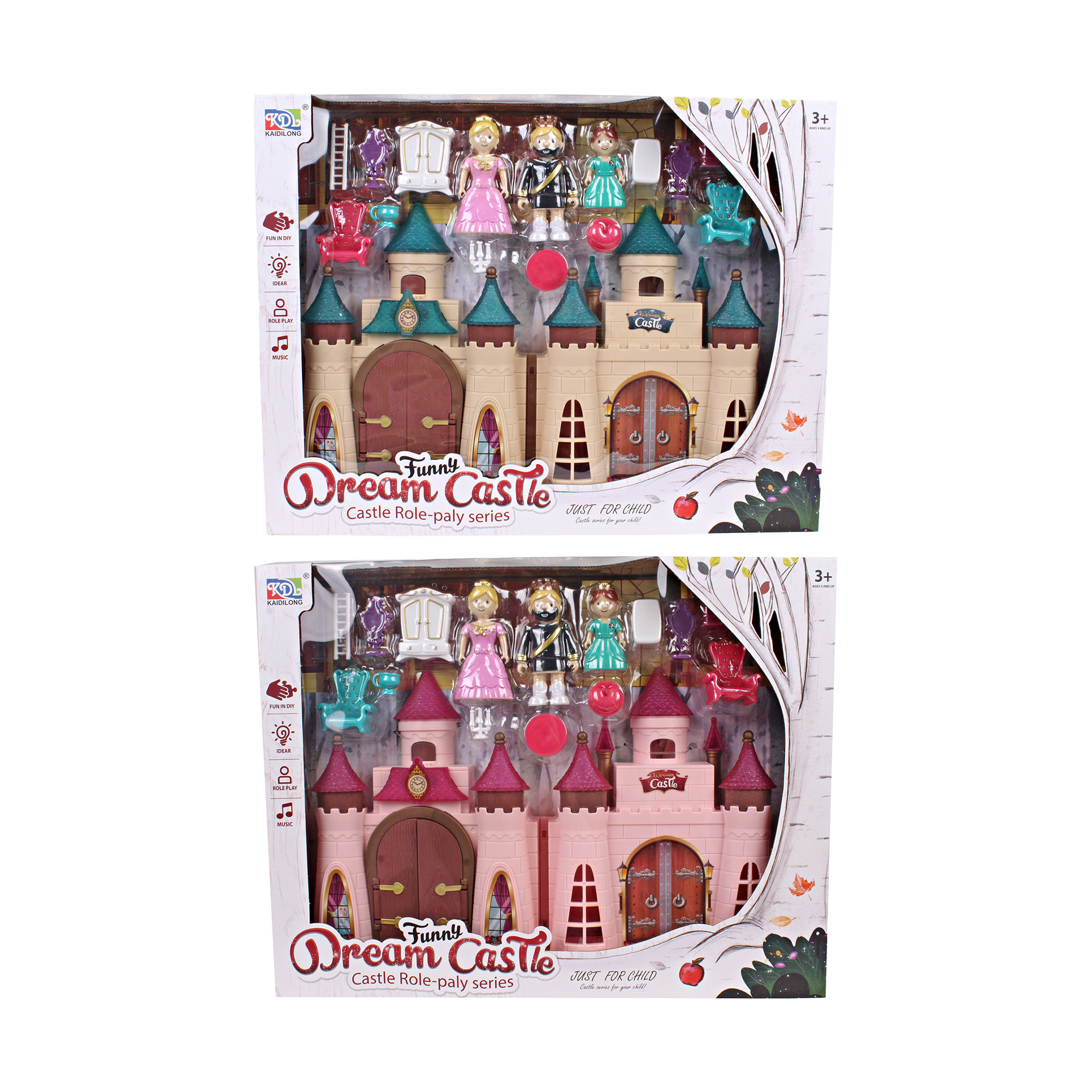 Casa Dream Castle com Acessórios 30X8X40cm