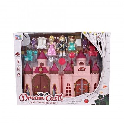 Casa Dream Castle com Acessórios 30X8X40cm Casa Dream Castle com Acessórios 30X8X40cm