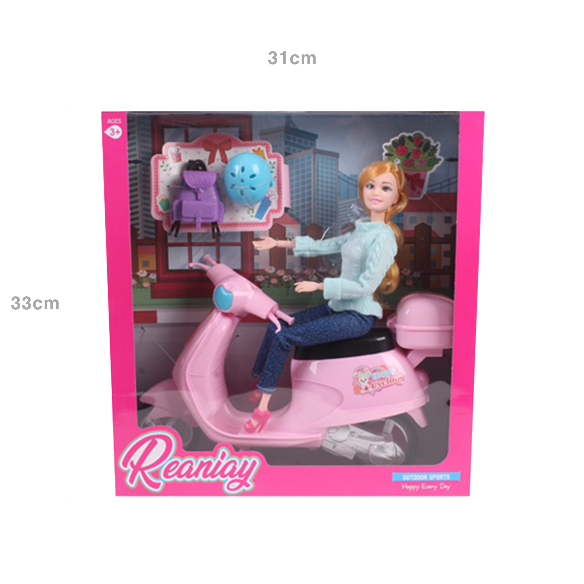 Boneca Reaniay Outdoor Sports 31X33cm