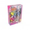 Boneca Sasha Pet Friends 23X33cm