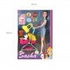 Boneca Sasha Pet Friends 23X33cm