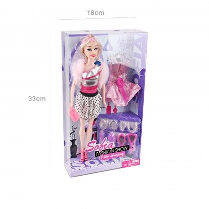 Boneca Sofia Fashion Show 18X33cm