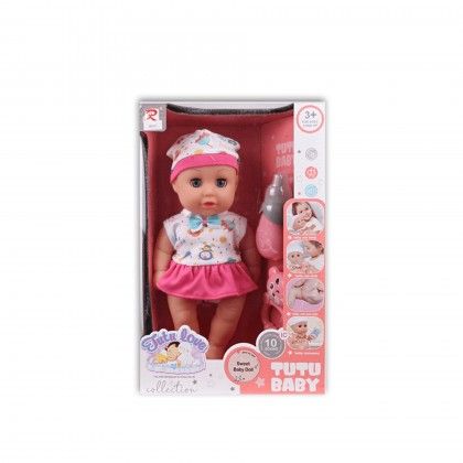 Boneca 10 Sons Tutu Baby 32.5X18X11cm