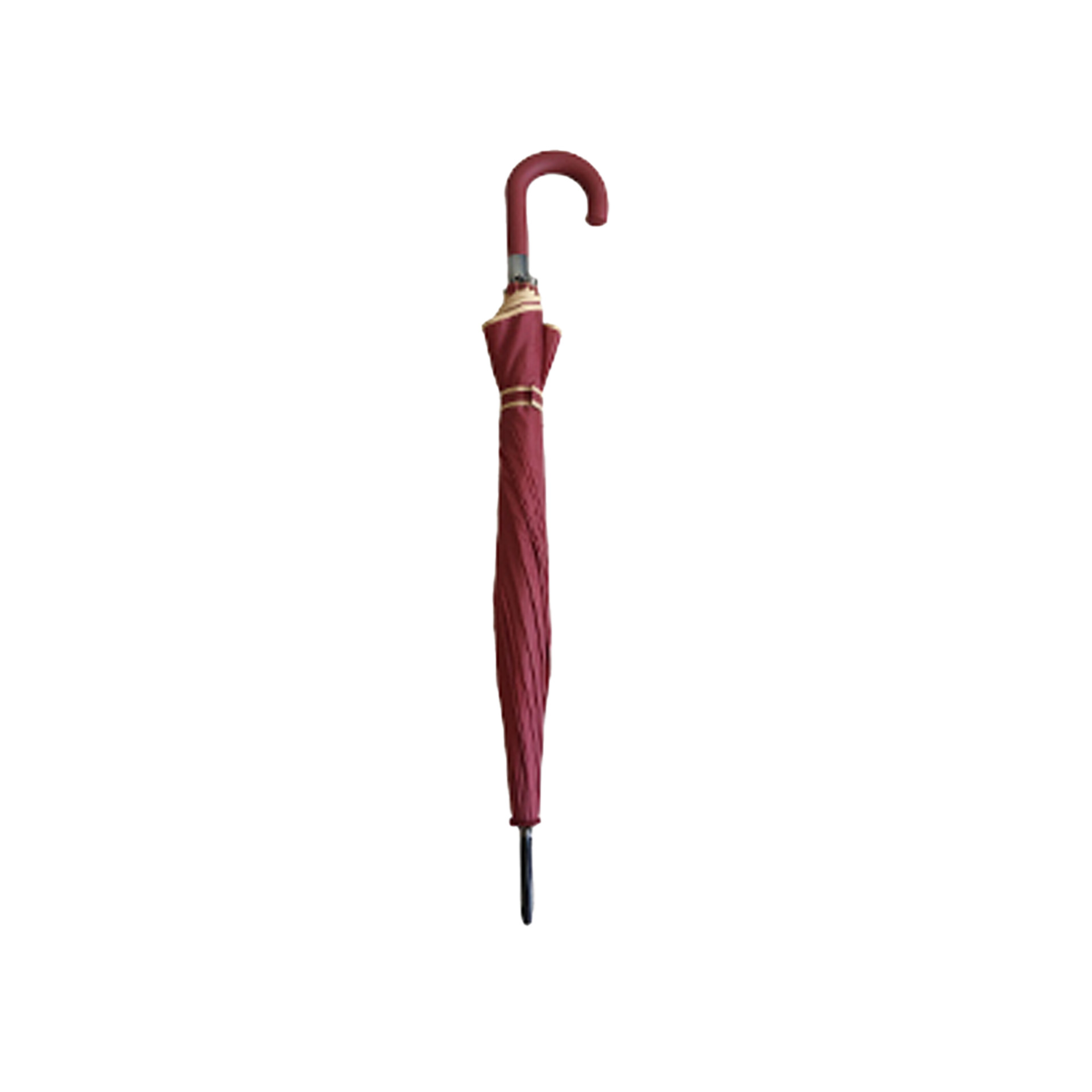 Guarda-Chuva Nasser 12 Varas Bordô / Bege 118cm