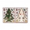 rvore Natal Madeira com Pendentes 11X11X15cm