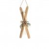 Decora��o Esqui Madeira 72X25cm