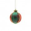 Bola Natal Vermelho/Verde 8X9cm