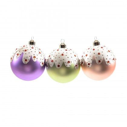 Bola Natal Cupcake Cor Sortida 10cm Bola Natal Cupcake Cor Sortida 10cm