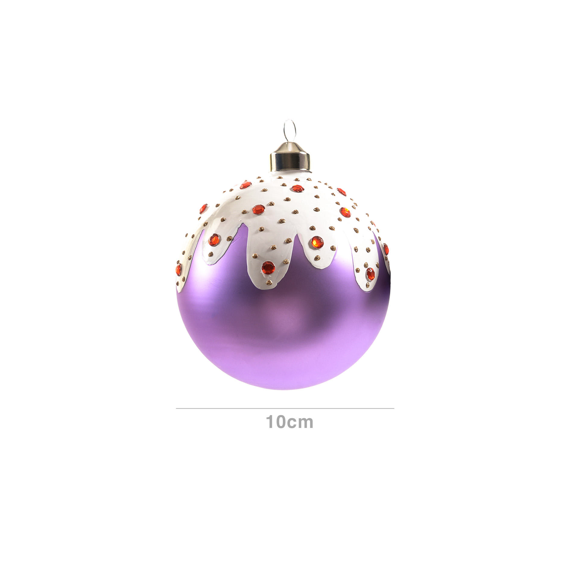 Bola Natal Cupcake Cor Sortida 10cm