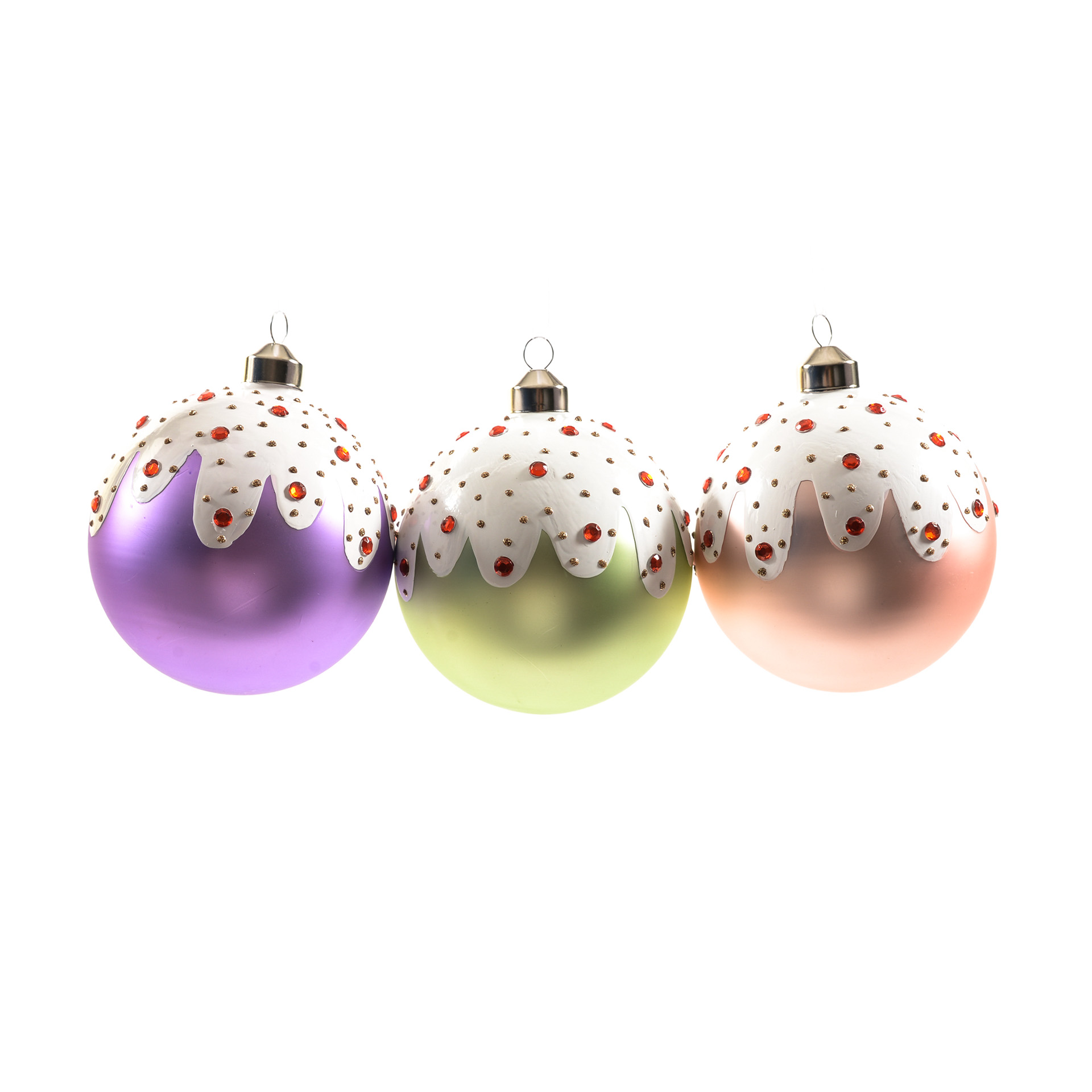 Bola Natal Cupcake Cor Sortida 10cm