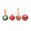 Bola Natal Metal Sortido 10X10cm