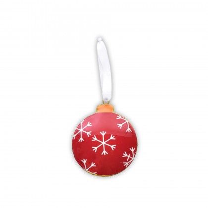 Bola Natal Metal Sortido 10X10cm