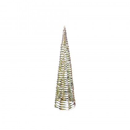 rvore Natal Metal 30 Led Iridescente 16X16X60cm