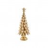 rvore Natal Resina Dourado 15X15X41cm