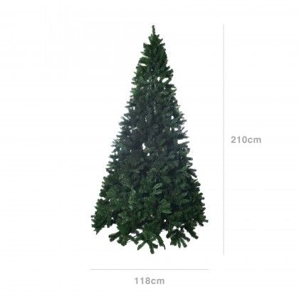 rvore Natal Redonda Verde 118X210cm