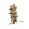 Jogo Torre Madeira 54 Pe�as 30X12cm