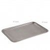 Bandeja Serviço Inox Retangular 37.5X27.5X1.3cm Bandeja Serviço Inox Retangular 37.5X27.5X1.3cm