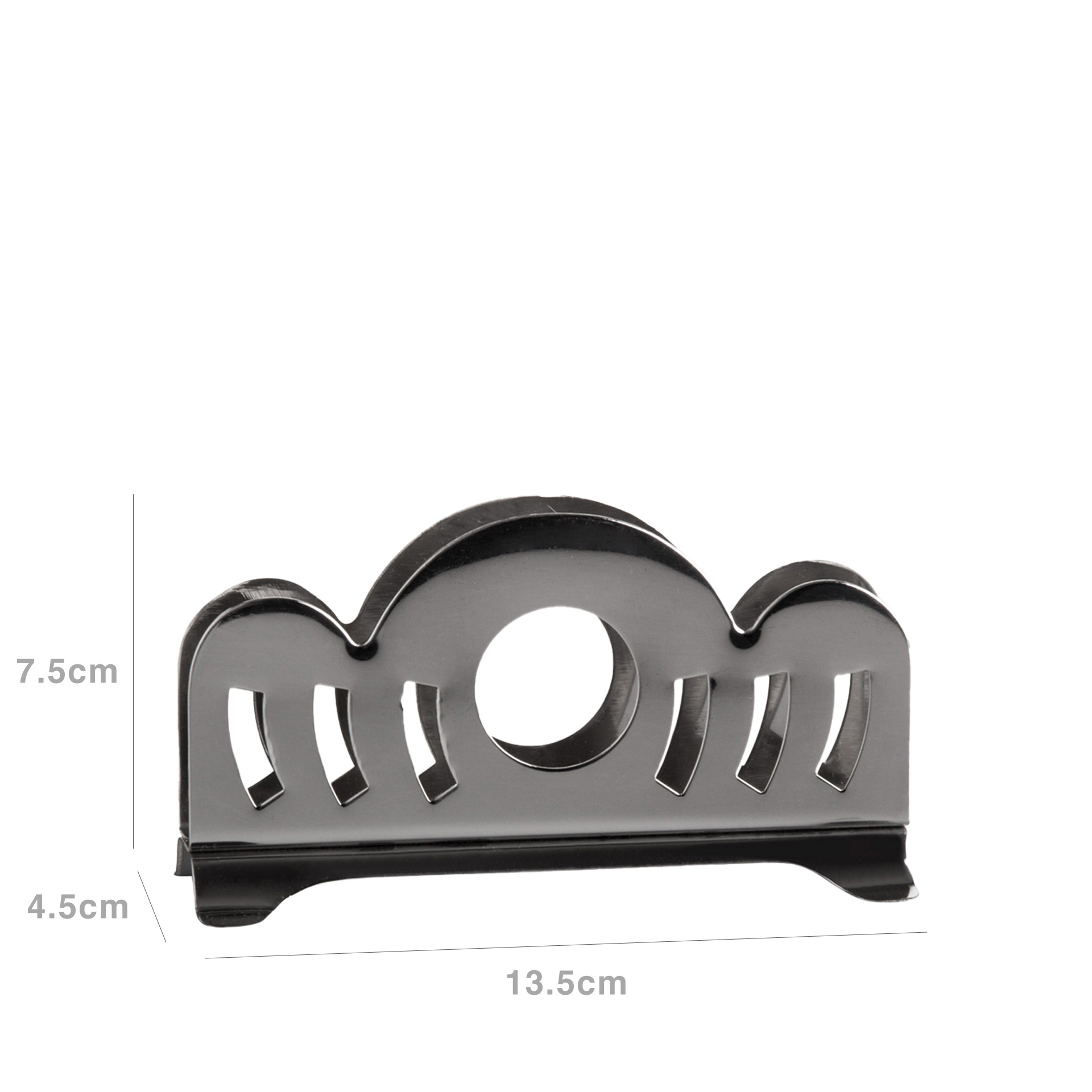Suporte Guardanapos Inox 13.5X4.5X7.5cm