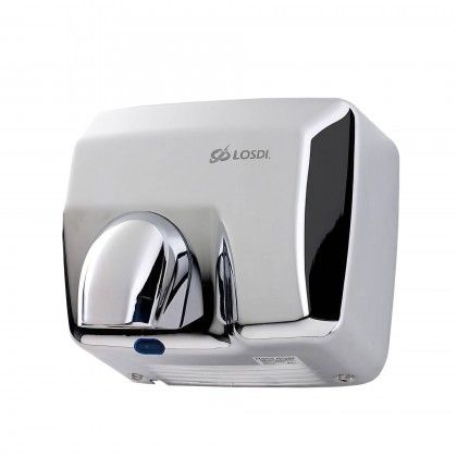 Secador Mãos Óptico Inox Blinder Cinza Brilho 2500W 26.7X20.3X24.1cm Secador Mãos Óptico Inox Blinder Cinza Brilho 2500W 26.7X20.3X24.1cm