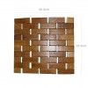 Base Mesa para Quentes Bambu Retangular 20.5X21.5cm