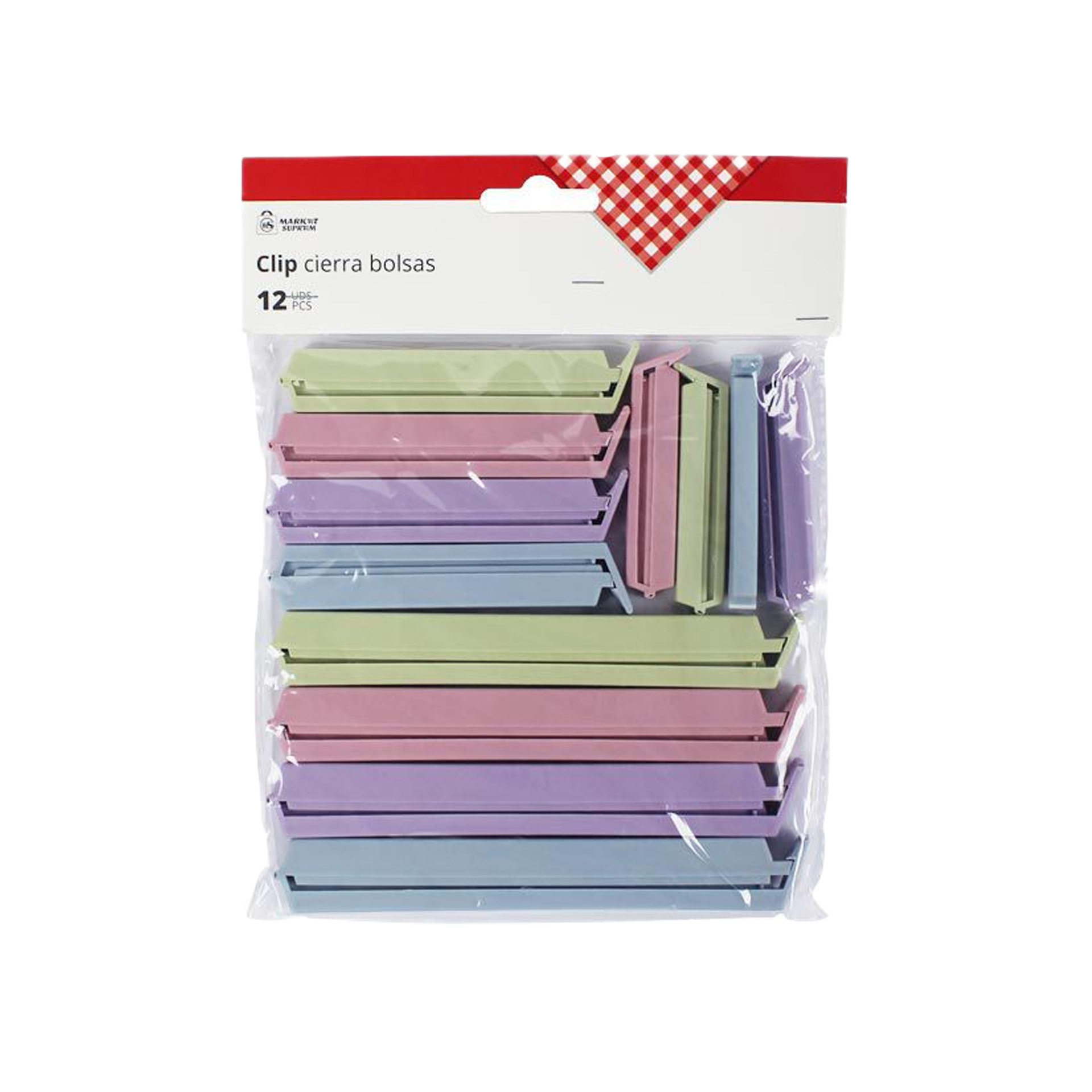 Mola Fecha Saco Plástico Pastel Pack 12