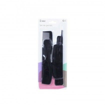 Pentes Cabelo 6 Unidades Preto 18cm