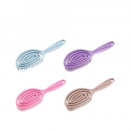 Escova Cabelo Plstica 22.5cm