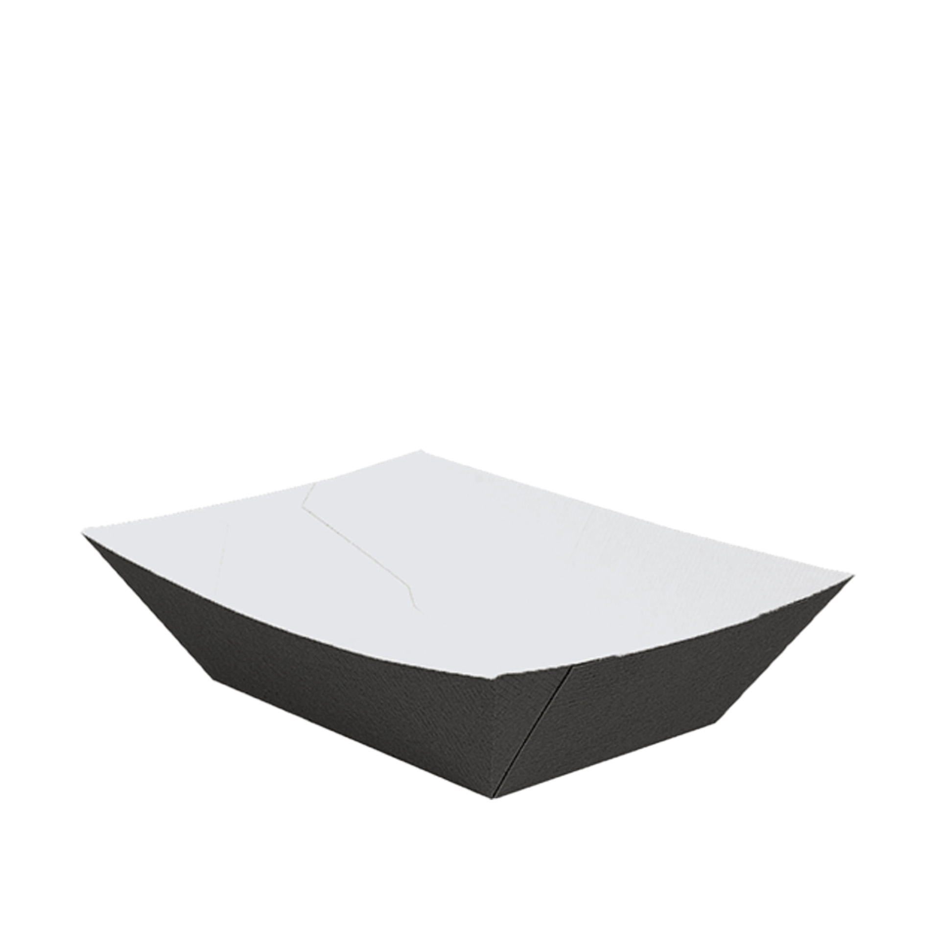Barqueta Cartão Preto 11.9X7.9X5.5cm Pack 100