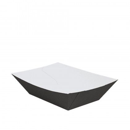 Barqueta Cartão Preto 11.9X7.9X5.5cm Pack 100 Barqueta Cartão Preto 11.9X7.9X5.5cm Pack 100