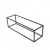 Suporte Buffet Ferro Retangular Preto 53X16.2X16cm Suporte Buffet Ferro Retangular Preto 53X16.2X16cm