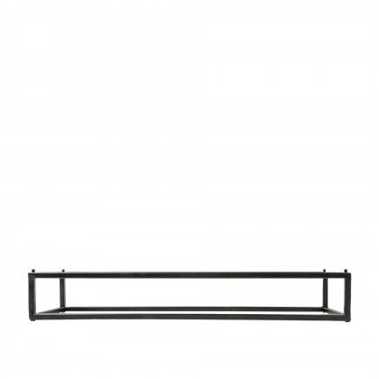 Suporte Buffet Ferro Retangular Preto 53X16.2X8cm