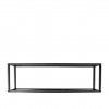 Suporte Buffet Ferro Retangular Preto 53X16.2X8cm