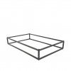 Suporte Buffet Ferro Retangular Preto 53X32.5X8cm