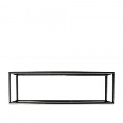 Suporte Buffet Ferro Retangular Preto 53X16.2X8cm