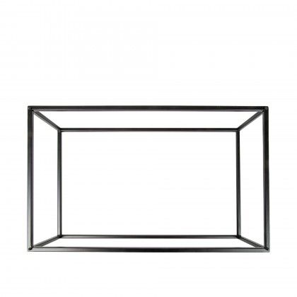 Suporte Buffet Ferro Retangular Preto 53X32.5X16cm