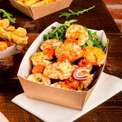 Barqueta Cartão Kraft 13.5X8.5X6.2cm Pack 100 Barqueta Cartão Kraft 13.5X8.5X6.2cm Pack 100