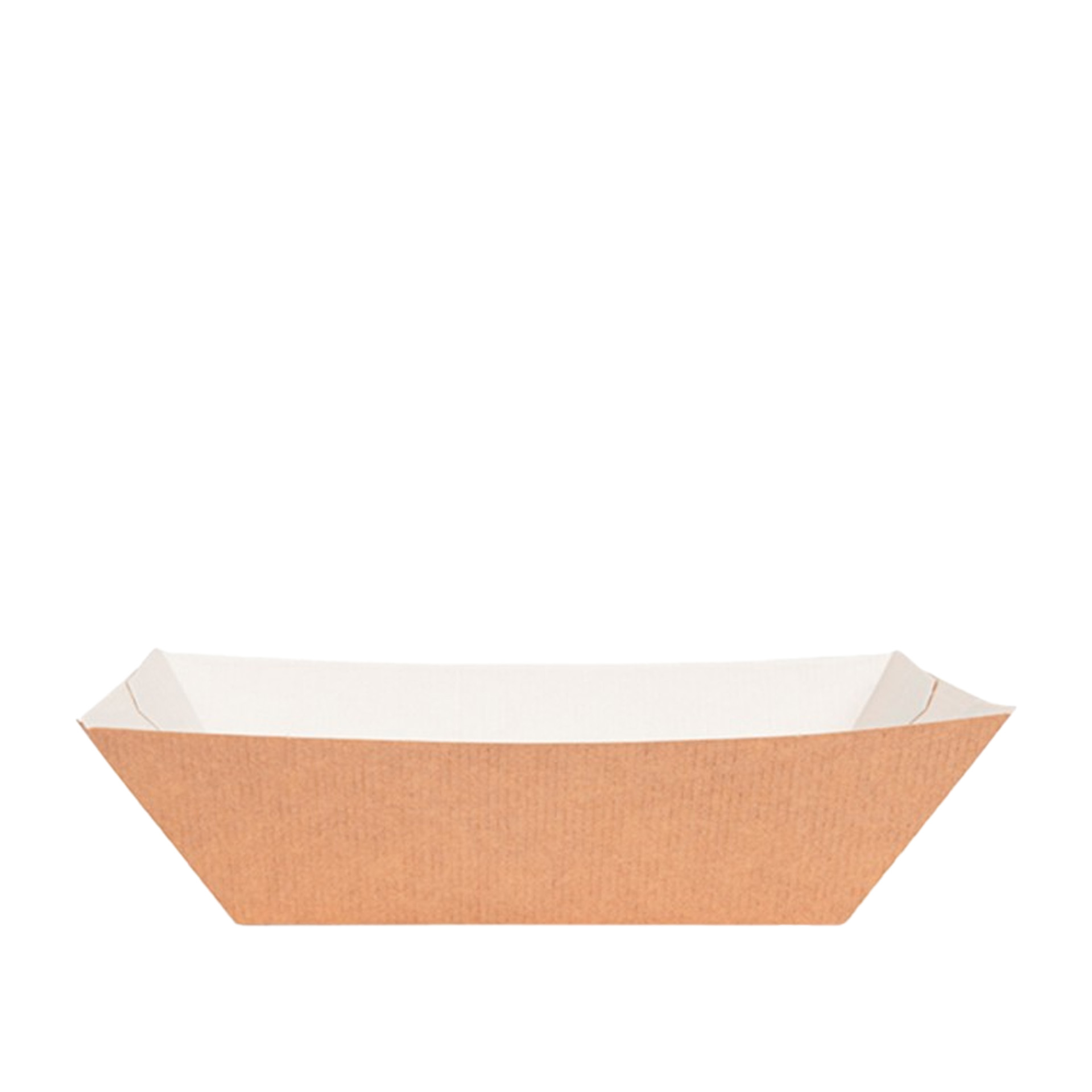 Barqueta Cartão Kraft 13.5X8.5X6.2cm Pack 100