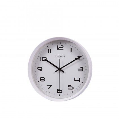 Relgio Parede Timemark Redondo Sortido Branco / Preto 30cm