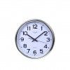 Relgio Parede Timemark Redondo Prateado 34cm