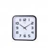 Relgio Parede Timemark Quadrado Sortido Branco / Preto 25X25cm