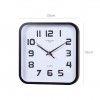 Relgio Parede Timemark Quadrado Sortido Branco / Preto 25X25cm