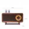 Rdio / Coluna Vintage Kooltech Ser Castanho 150-200Hz 16X9.5X8cm