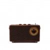 Rdio / Coluna Vintage Kooltech Rne Castanho 150Hz 16X11X7cm